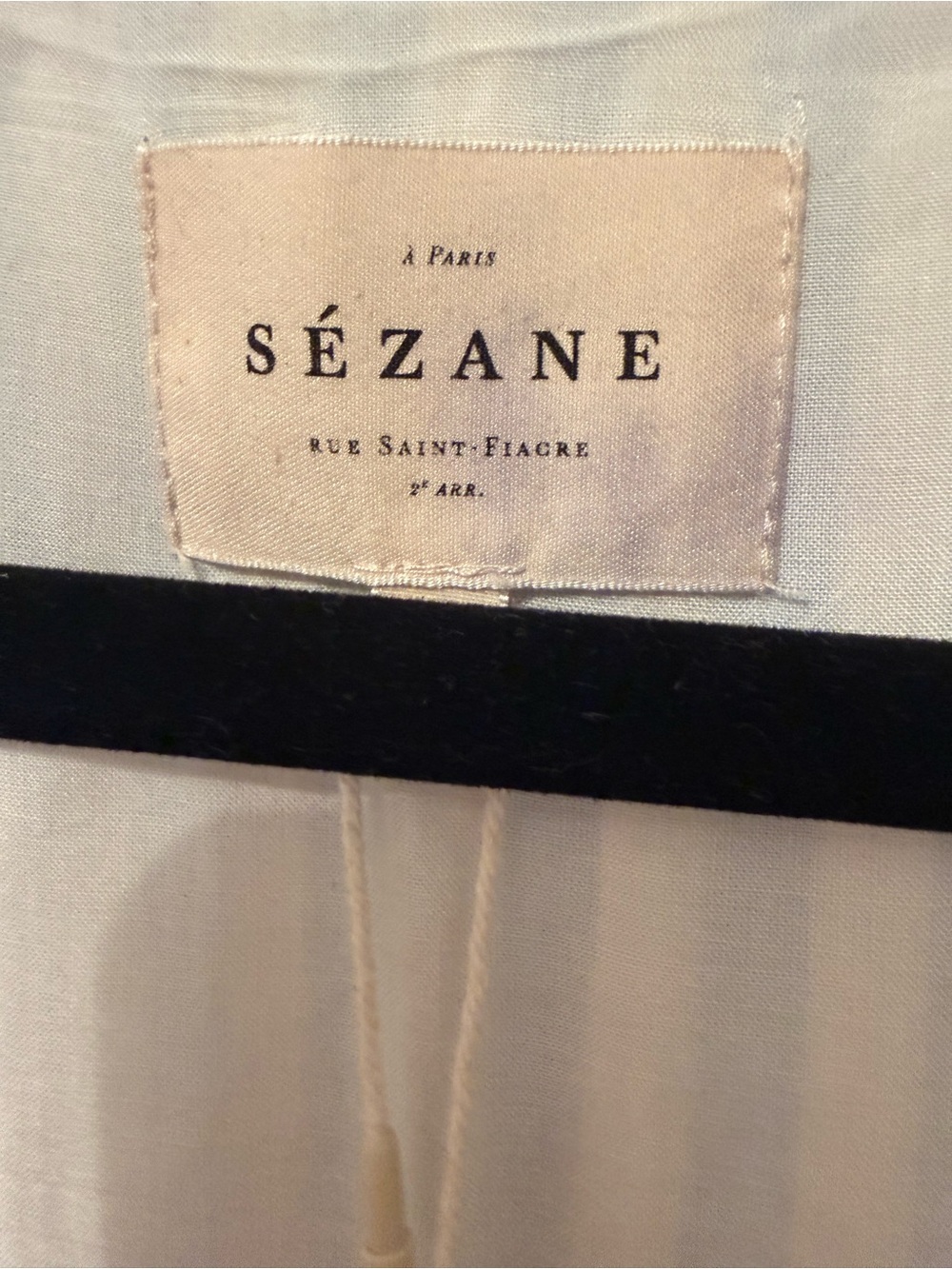 Sézane Marianne Robe Striped Button Midi Dress Size FR 40 US 8 Blue White NWT - Picture 10 of 13